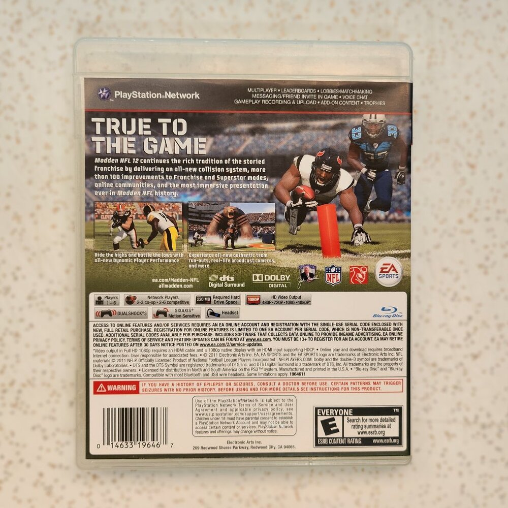 Madden 12 for the PS3 - Picture 3 of 4